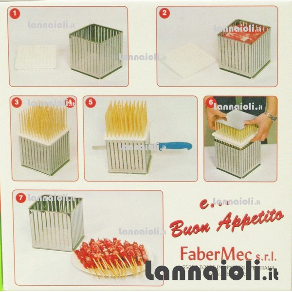 CUBO TAGLIASPIEDINI ARROSTICINI K100 